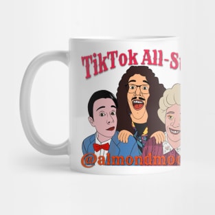 "Tiktok All-Star almondmoose" red Mug